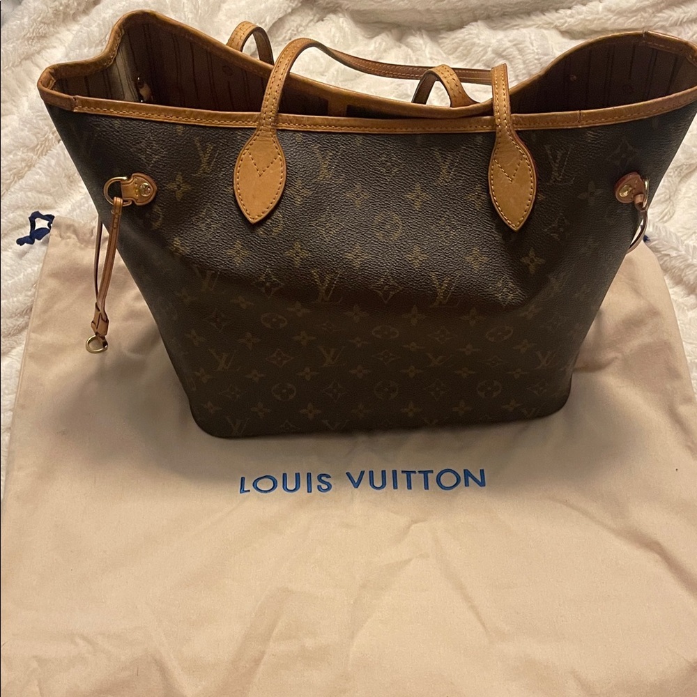 Louis Vuitton Dark Brown Monogram neverfull mm